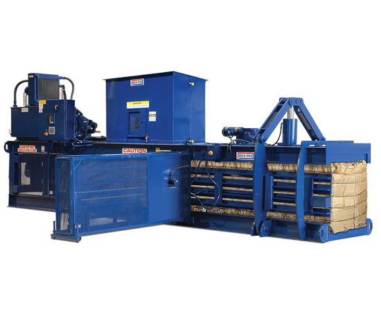 maxpak horizontal baler offered by quincy recycle in stock