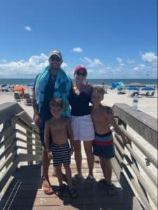 Malloy Family at the beach